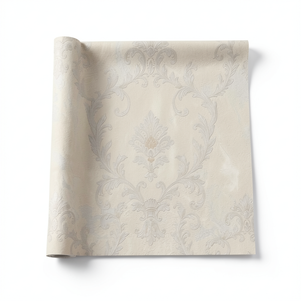 Classic Wallpaper 10m x 1.06m Beige Color, Model 83606
