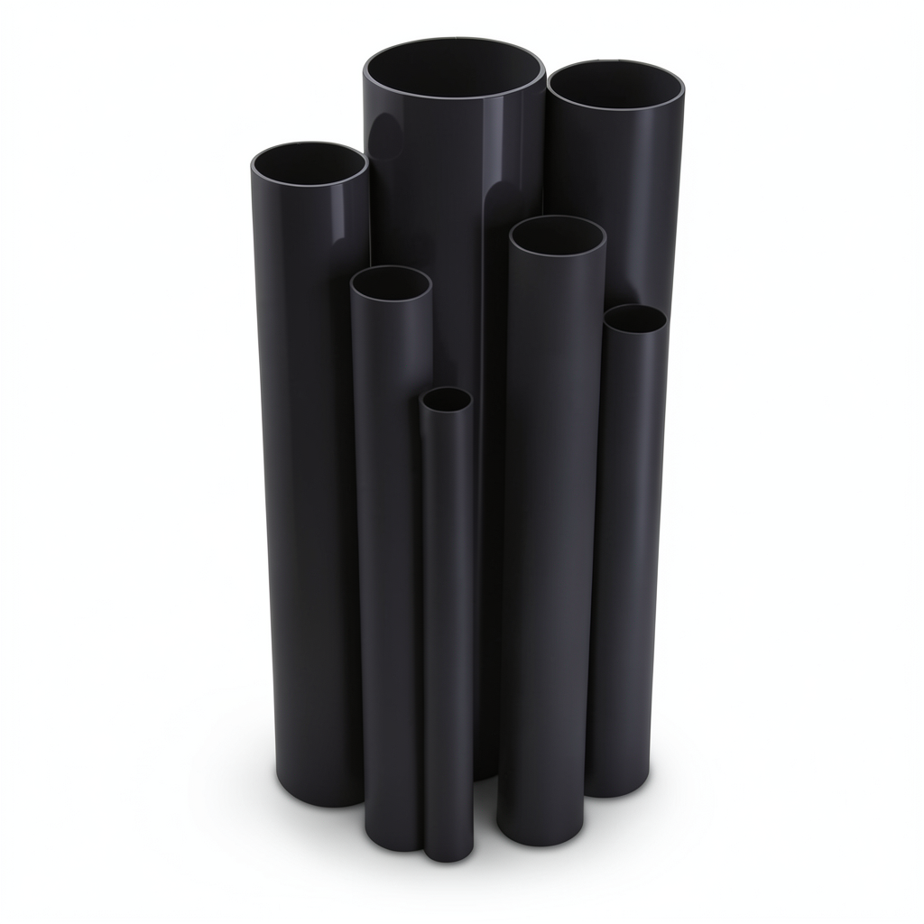 مواسير UPVC ضغط 32 بار قطر خارجي 21.5 مم سمك 3.3 مم لون اسود
