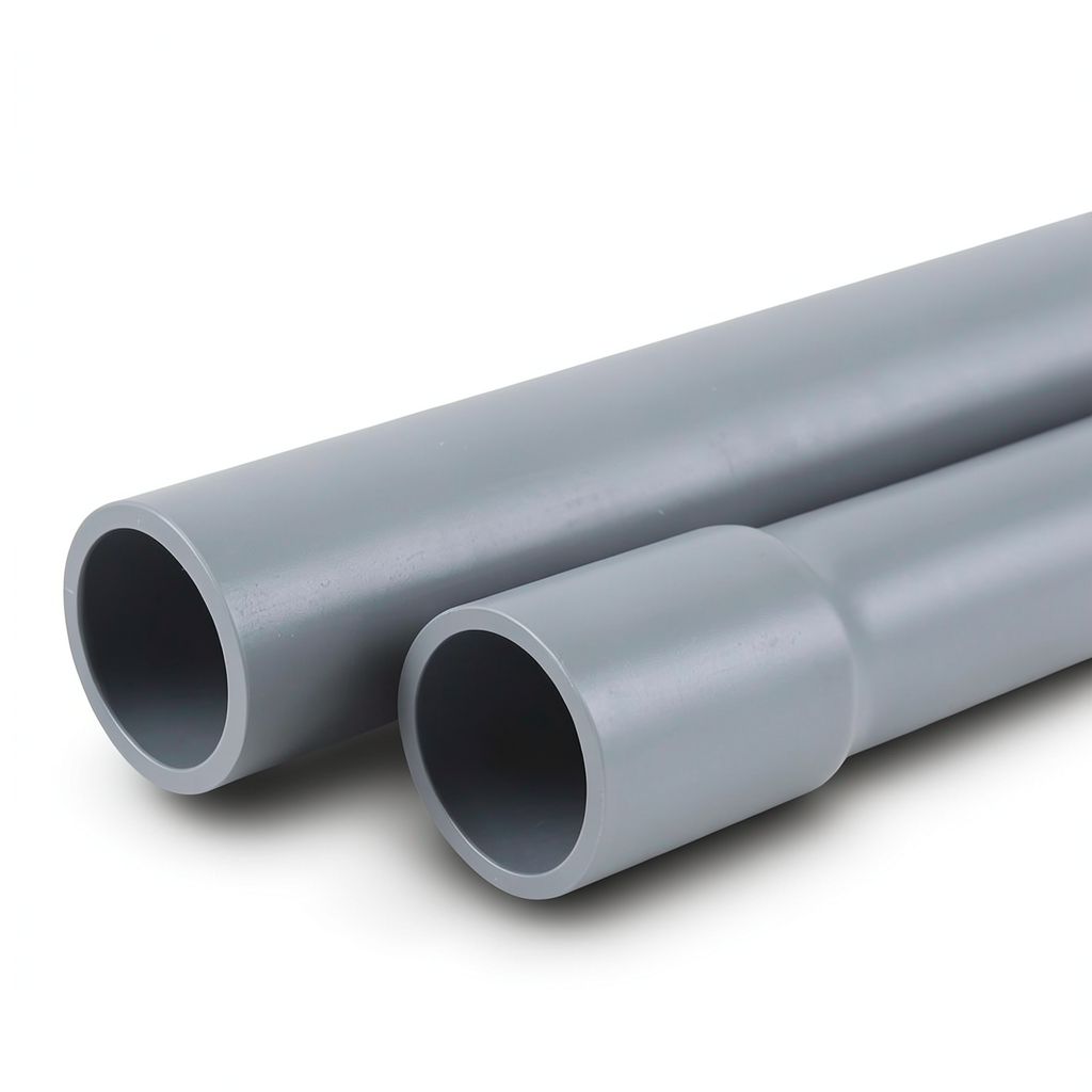 UPVC Pipe Sewage/Drainage System Nominal Pressure 25 Bar Outside Diameter 110 mm Thickness 10 mm Grey Color