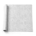 Wall Decoration Patterned Design 10 m x 1.06 m Light Gray