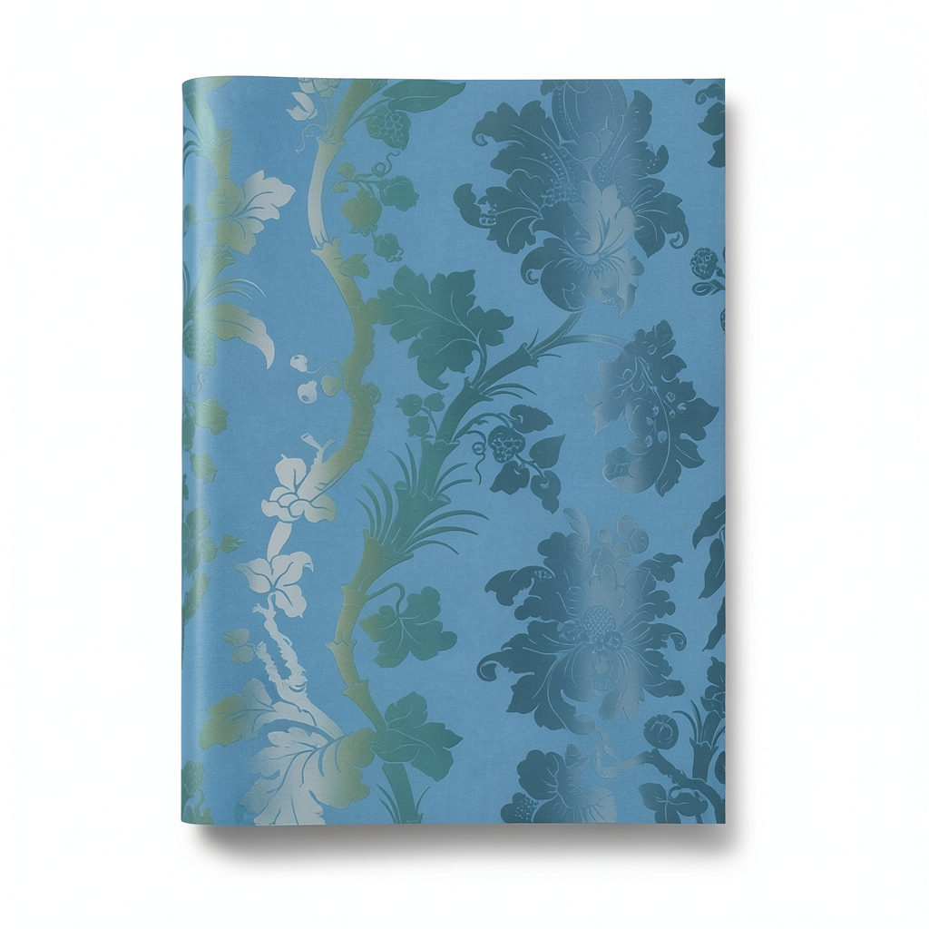 German Wall Covering 10m x 0.73m Blue, Model 517835