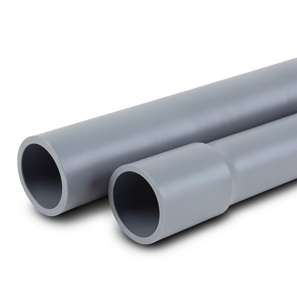 UPVC Pipes Sewage/Drainage System Nominal Pressure 6 Bar Outside Diameter 110 mm Thickness 2.7 mm Gray