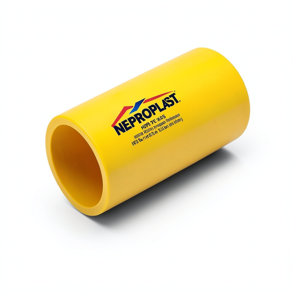 HDPE Pipes PE 100 Pressure 16 Bar 400 mm Diameter 36.3 mm Thickness Yellow | NEPROPLAST
