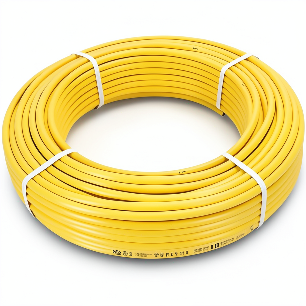 أنابيب HDPE PE 100 ضغط 10 بار قطر 90 مم سمك 5.4 مم لون أصفر | نيبروبلاست