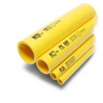 HDPE Pipes PE 80 Pressure 12.5 Bar Diameter 160 mm Thickness 14.6 mm Yellow | NEPROPLAST