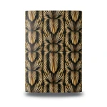 Italian Wallpaper Brown With Black Classic Design 10mx1.06m Model RC19001