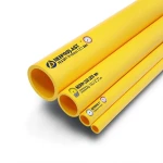 Neproplast HDPE Pipes PE 80 Pressure 12.5 Bar Diameter 200 mm Thickness 18.2 mm Yellow | NEPROPLAST