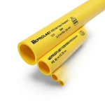 HDPE Pipes PE 80 12.5 Bar 225 mm Diameter 20.5 mm Thickness Yellow | NEPROPLAST