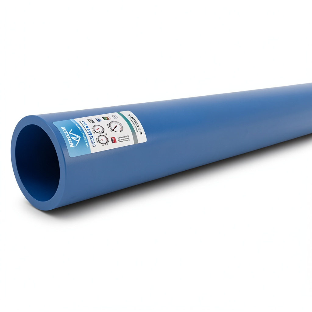 HDPE Pipes PE 100 Pressure 10 Bar Outside Diameter 355 mm Thickness 21.1 mm Blue | NEPROPLAST