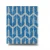 Modern Italian wall covering, blue color, length 10 m, width 0.73 m, model 44842