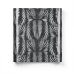 Italian Wallpaper Black With Silver Classic Design, Size 10m x 1.06m