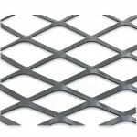 Hot Rolled (Black) Steel Expanded Metal Mesh   Thickness 1.5 mm Width 2.44  meter Length 7 meter | Bait Al Tatawor Company