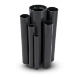 مواسير UPVC ضغط اسمي 45 بار قطر خارجي 21.5 مم سمك 4.3 مم لون اسود