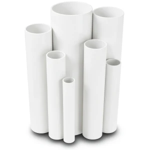 مواسير UPVC ضغط 12 بار قطر خارجي 26.6 مم سمك 1.6 مم لون أبيض
