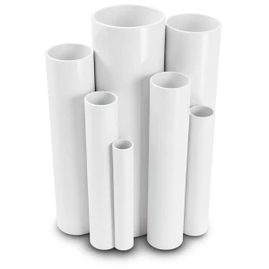 مواسير UPVC ضغط 12 بار قطر خارجي 26.9 مم سمك 1.8 مم لون أبيض
