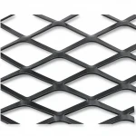 Hot Rolled (Black) Steel Expanded Metal Mesh   Thickness 2.7 mm Width 2.44  meter Length 1 meter | Bait Al Tatawor Company