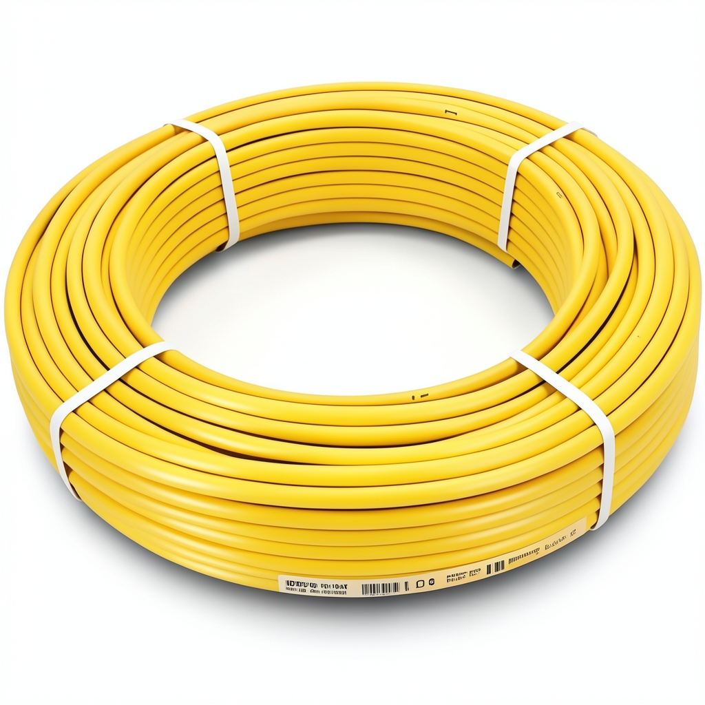 أنابيب HDPE PE 100 ضغط 10 بار قطر 50 مم سمك 3 مم لون أصفر | نيبروبلاست