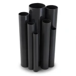 مواسير UPVC ضغط 12 بار قطر خارجي 26.9 مم سمك 1.8 مم لون اسود