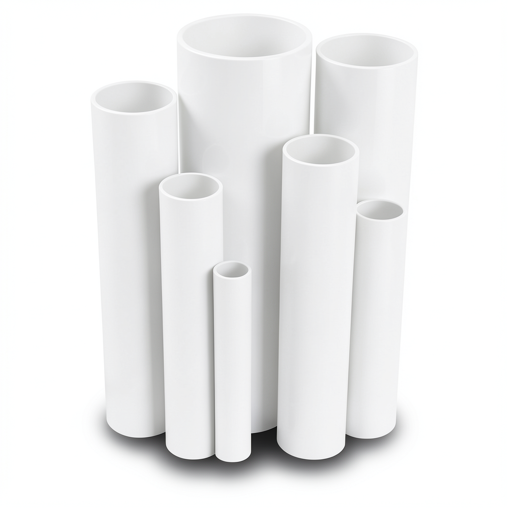 مواسير UPVC قطر خارجي 40 مم سمك 1.8 مم لون أبيض