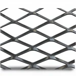 Hot Rolled (Black) Steel Expanded Metal Mesh   Thickness 4.8 mm Width 2.44  meter Length 2 meter | Bait Al Tatawor Company
