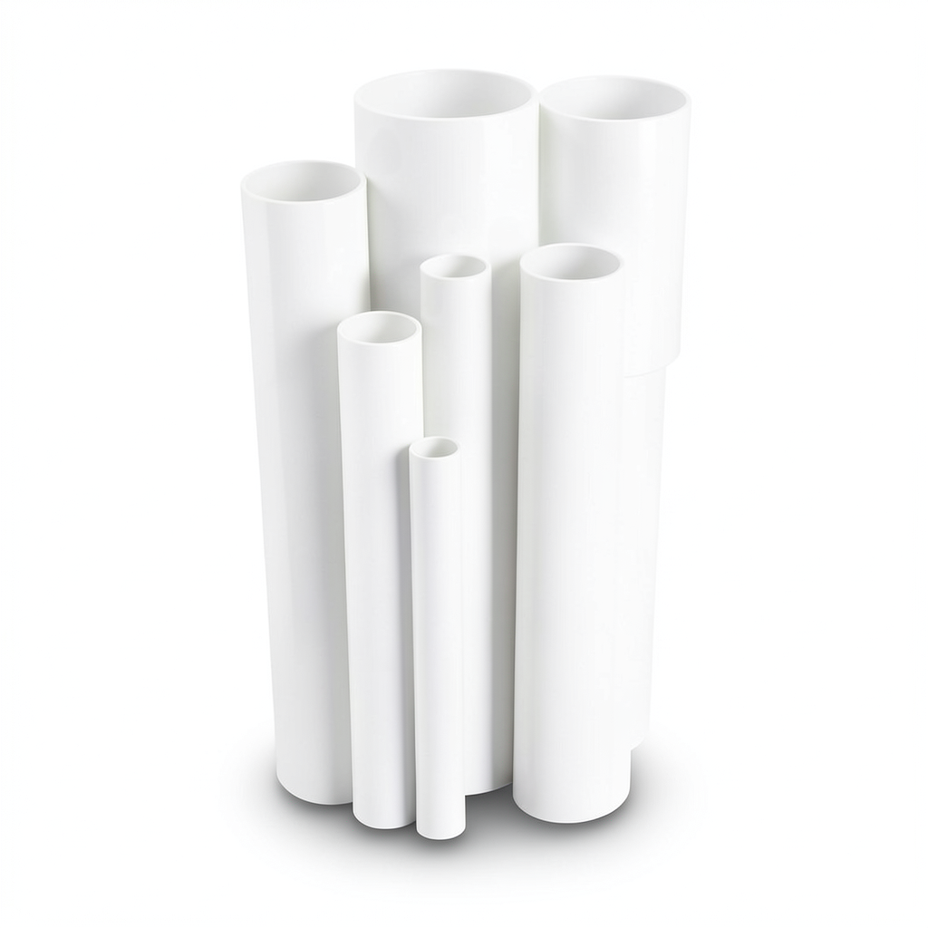 UPVC Pipes Outside Diameter 50 mm Thickness 1.8 mm White