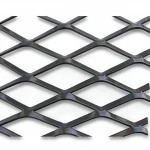 Hot Rolled (Black) Steel Expanded Metal Mesh   Thickness 4.8 mm Width 2.44  meter Length 1 meter | Bait Al Tatawor Company