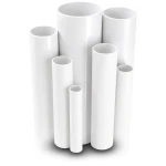مواسير UPVC قطر خارجي 75 مم سمك 1.8 مم لون أبيض