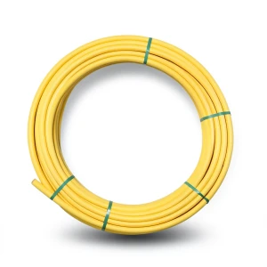 HDPE Coil Pipe PN 4.8 Bar PE 80 OD 50 mm Thickness 2.9 mm Yellow