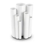 مواسير UPVC قطر خارجي 160 مم سمك 3.2 مم لون أبيض