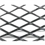 Hot Rolled (Black) Steel Expanded Metal Mesh   Thickness 5.8 mm Width 2.44  M  3 meter | Bait Al Tatawor Company