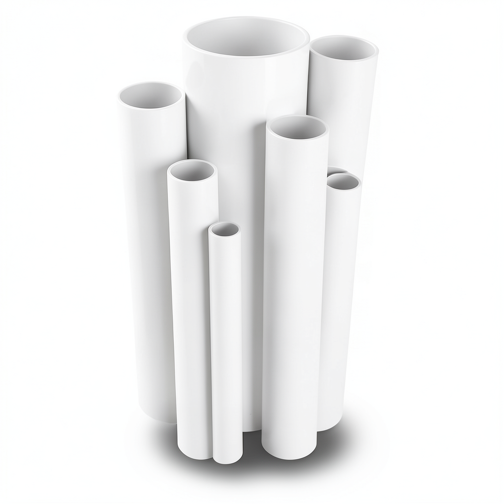 UPVC Pipes Outside Diameter 315 mm Thickness 7.7 mm White