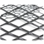 Hot Rolled (Black) Steel Expanded Metal Mesh   Thickness 4.8 mm Width 2.44  M Length 4 meter | Bait Al Tatawor Company