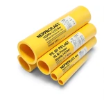 HDPE Pipes PE 80 Pressure 12.5 Bar Diameter 140 mm Thickness 12.7 mm Yellow | NEPROPLAST