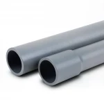 انابيب UPVC لانظمة الصرف الصحي الوطني ضغط 12.5 بار  قطر خارجي 225 مم سمك 10.8 مم لون رمادي
