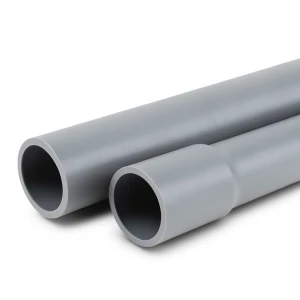 مواسير UPVC لانظمة الصرف الصحي ضغط 12.5 بار قطر خارجي 50 مم سمك 3 مم لون رمادي