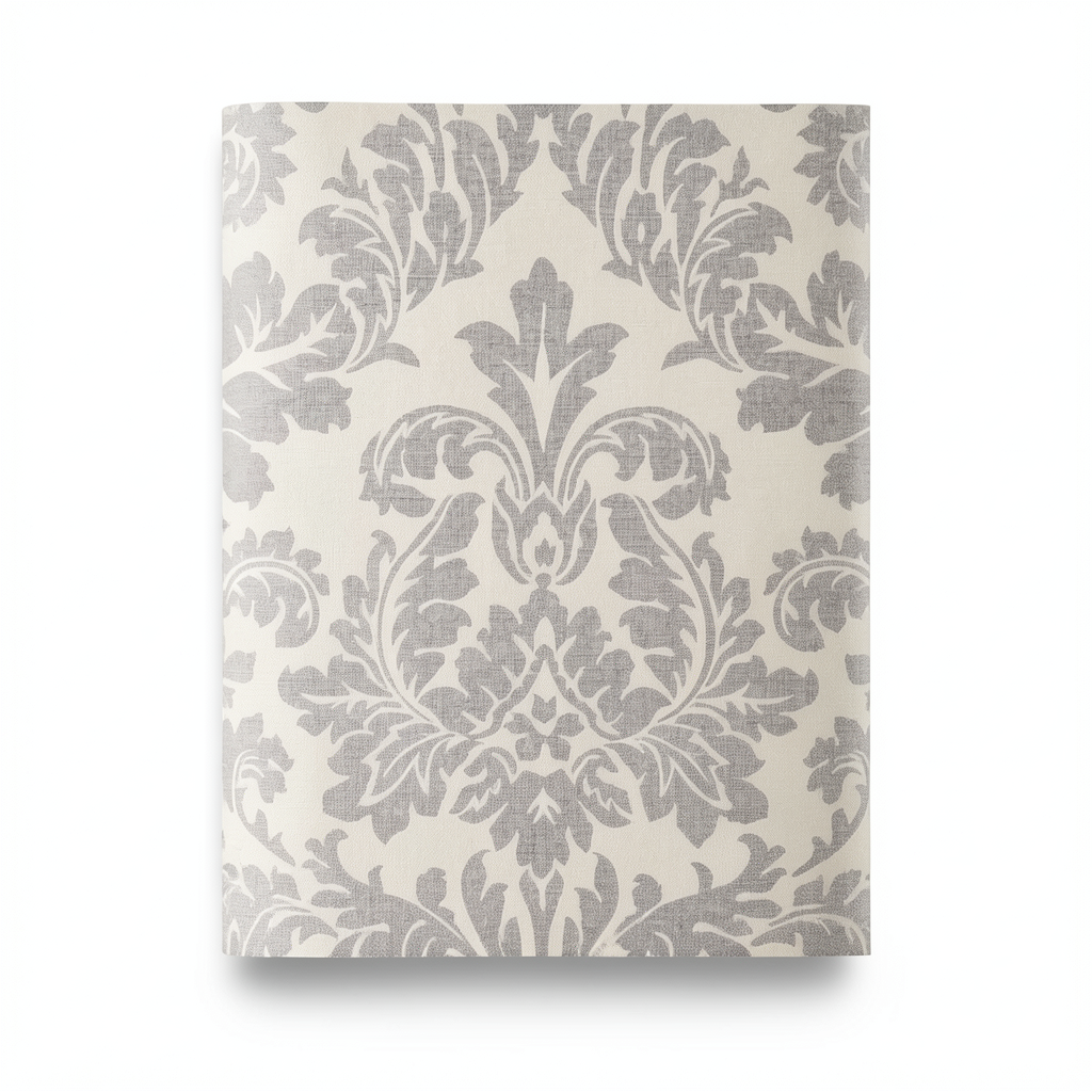 German Classic Wallpaper 10m x 0.53m Beige with Gray, Model 449099