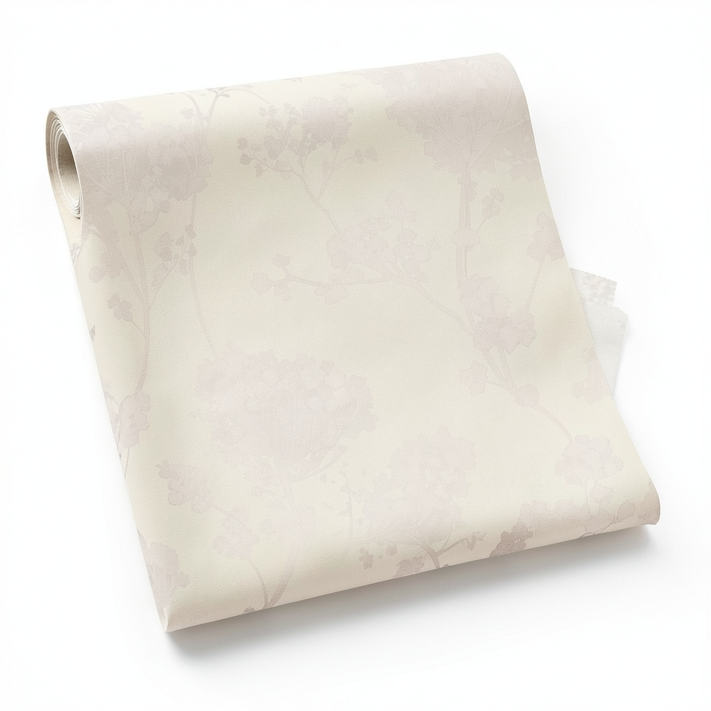 Floral Wallpaper 10m x 0.53m Beige, Model 449228