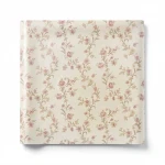 Italian Wallpaper Beige Color Floral Design, Size 10mx0.53m, Model Z66803