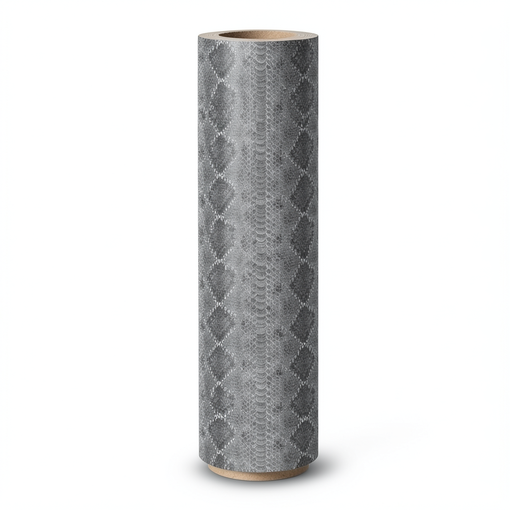 German Wall Covering Patterned Wallpaper 10m x 0.53m, Gray Color