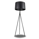 Mid Century Tripod Floor Lamp - Black Steel (Cy-Ltd-100-B)