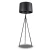 Mid Century Tripod Floor Lamp - Black Steel (Cy-Ltd-100-B) - Image 1