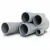 UPVC Pipes Plasco Nominal Pressure 4 Bar Outside Diameter 160 mm Thickness 3.2 mm Gray Colour