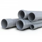 UPVC Pipes Plasco Nominal Pressure 4 Bar Outside Diameter 160 mm Thickness 3.2 mm Gray Colour