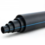 مواسير بلاستيك HDPE ضغط  16 بار [PE 100] قطر خارجي 315 مم  SDR 11  لون اسود مع خط ازرق | شركة المنى