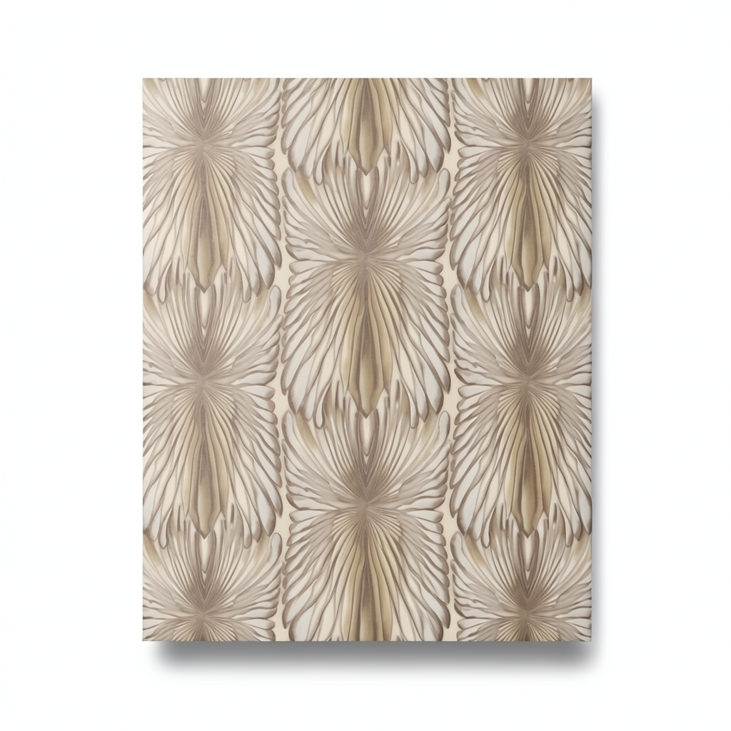 Italian Wallpaper Beige Color Classic Design, Size 10m x 1.06m, Model RC19004