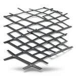 Hot Rolled (Black) Steel Expanded Metal Mesh   Thickness 3 mm Width 2.44  meter Length 6 M | Bait Al Tatawor Company