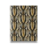 Italian Wallpaper Black With Gold Classic Design, Size 10mx1.06m, Model RC19005