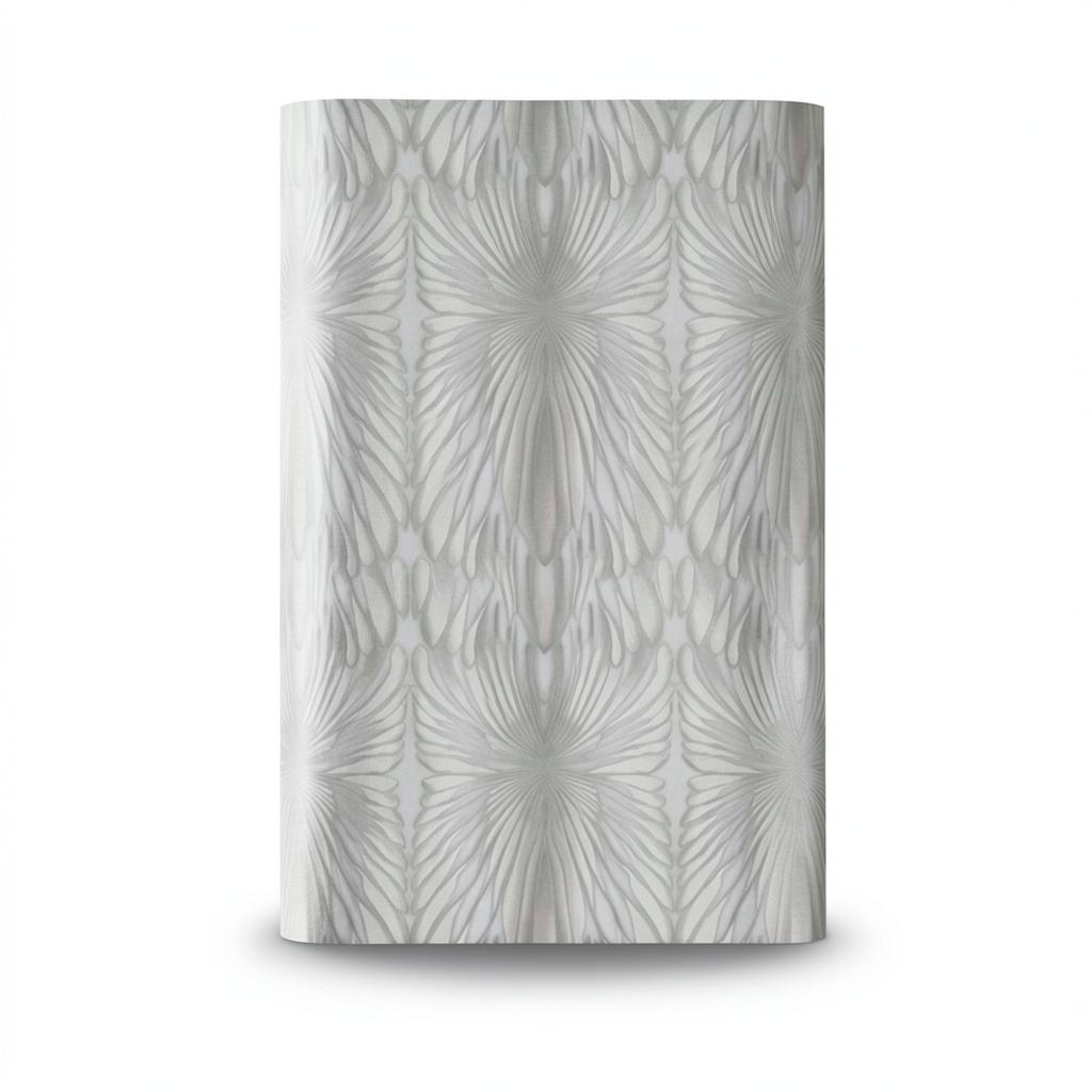Italian Wallpaper Gray Color Classic Design, Size 10m x 1.06m, Model RC19008