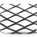 Hot Rolled (Black) Steel Expanded Metal Mesh   Thickness 3.8 mm Width 2.44  meter Length 7 meter | Bait Al Tatawor Company