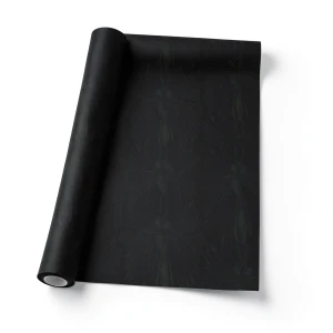 Italian Wallpaper Classic Design Black Color, Size 10mx1.06m, Model RC19006